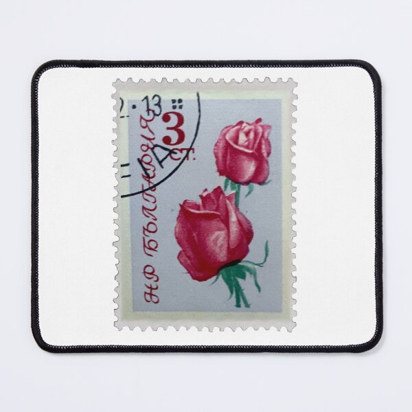 Item preview, Vintage Roses Flowers Postage Stamp designed and sold by red-amber65.