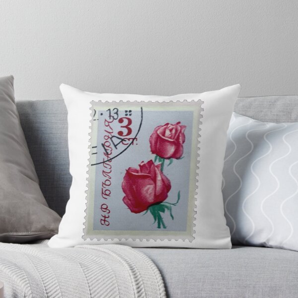 Item preview, Vintage Roses Flowers Postage Stamp designed and sold by red-amber65.