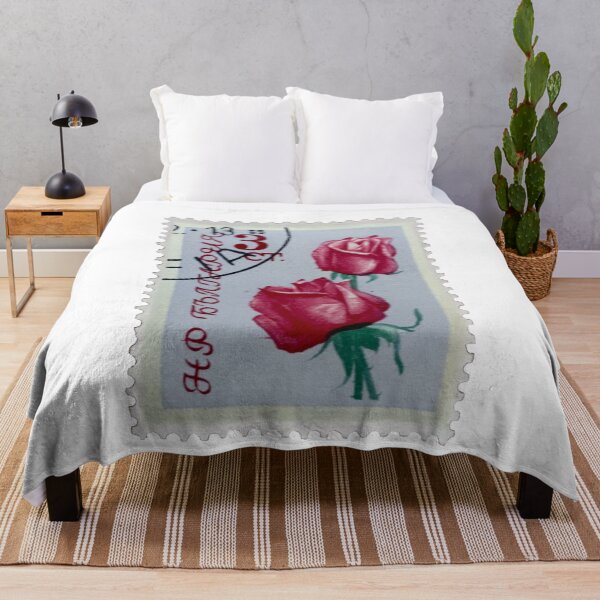 Item preview, Vintage Roses Flowers Postage Stamp designed and sold by red-amber65.