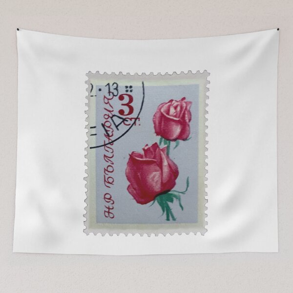 Item preview, Vintage Roses Flowers Postage Stamp designed and sold by red-amber65.