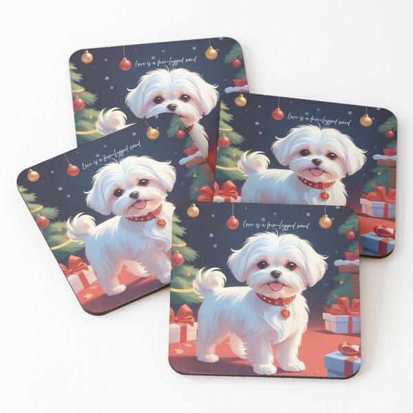 Item preview, Cute Maltese Dog- Love is a four-legged word designed and sold by FilMate.