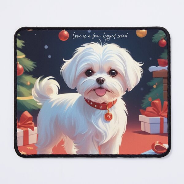 Item preview, Cute Maltese Dog- Love is a four-legged word designed and sold by FilMate.