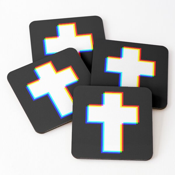 Item preview, Trendy Edm Cross Glitch Style Design Christian designed and sold by TiffanyLucia.