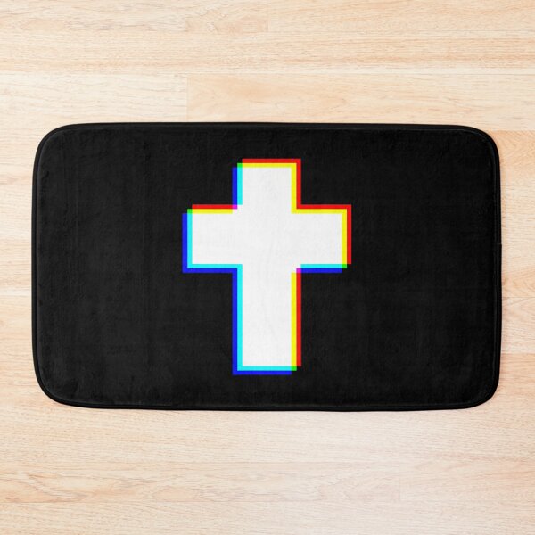 Item preview, Trendy Edm Cross Glitch Style Design Christian designed and sold by TiffanyLucia.