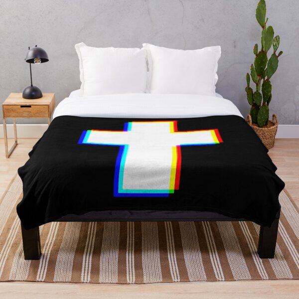 Item preview, Trendy Edm Cross Glitch Style Design Christian designed and sold by TiffanyLucia.