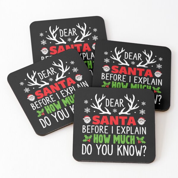 Item preview, On Santa Can Funny The I Explain Santa Dear Christmas Naughty List designed and sold by JoelyNavarro.