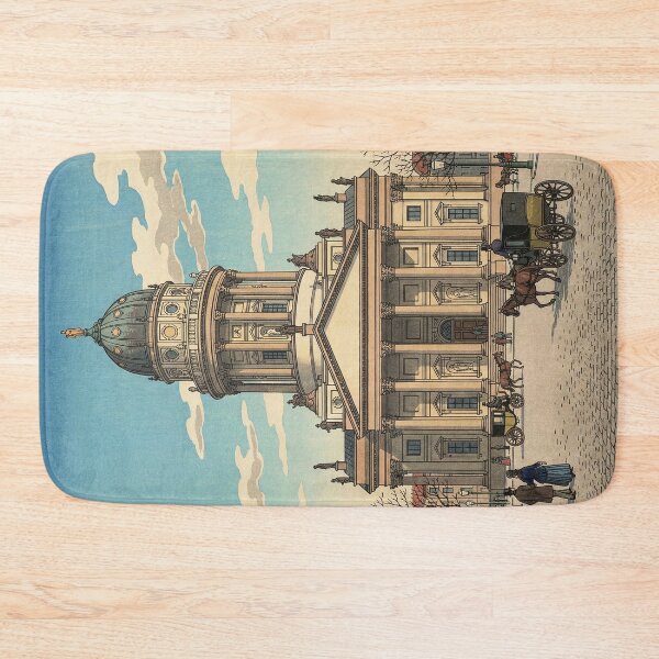 Item preview, French Cathedral of Berlin Japanese Woodblock Print designed and sold by Takeda-art.