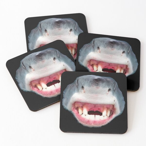 Item preview, Shark Meme Parody Jaws Missing Teeth designed and sold by The Art by Rossouw.