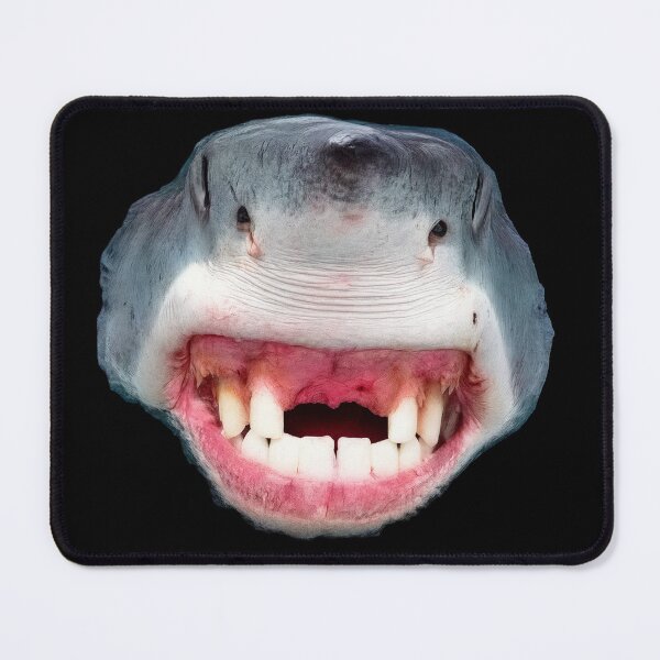 Item preview, Shark Meme Parody Jaws Missing Teeth designed and sold by The Art by Rossouw.