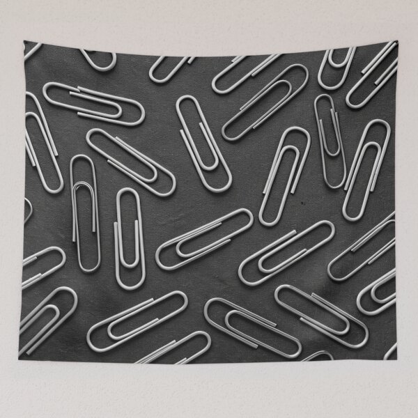 Item preview, Minimalist Paperclip Pattern designed and sold by Lucky 777.
