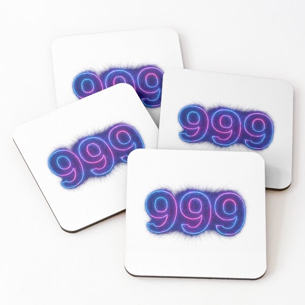 Item preview, Cosmic Neon Angel Number 999 Glow designed and sold by HiteshArt111.