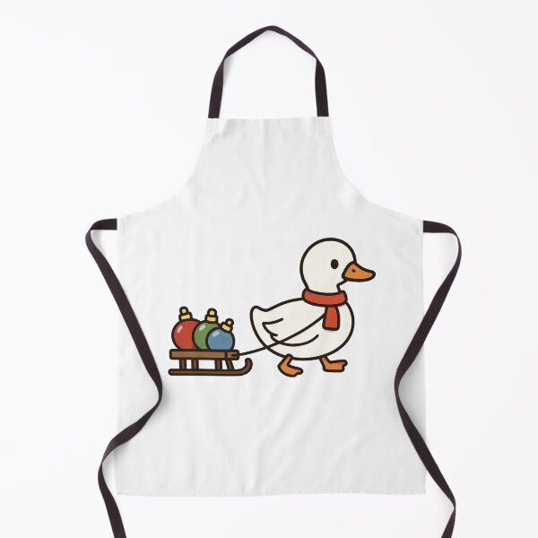 Item preview, Duck Pulling Ornament Sled – Cute Christmas Character designed and sold by Confuzz1ed.