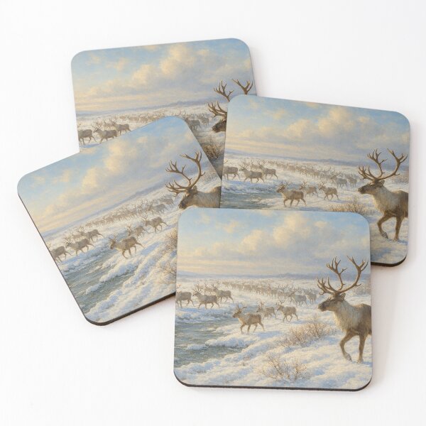 Item preview, Winter migration of the reindeer herd designed and sold by Sigtrix.