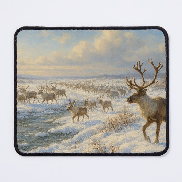 Item preview, Winter migration of the reindeer herd designed and sold by Sigtrix.