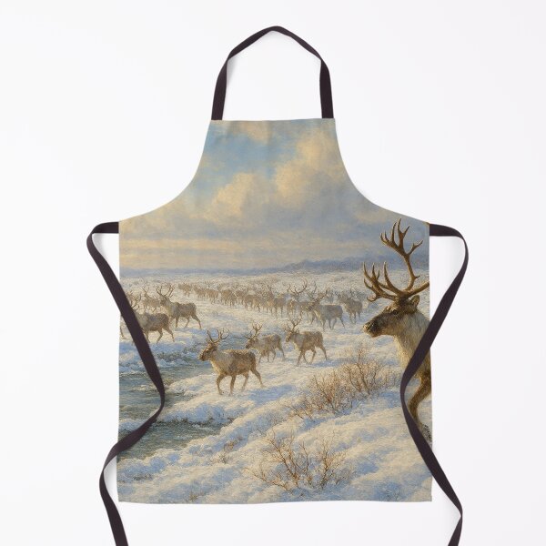 Item preview, Winter migration of the reindeer herd designed and sold by Sigtrix.