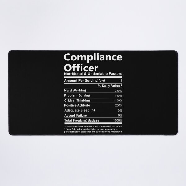 Item preview, Compliance Officer designed and sold by SperryRoger.