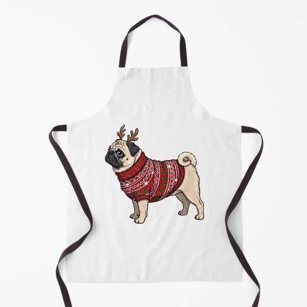 Item preview, Pug Reindeer Dog- Pug Christmas  designed and sold by Steele-Art.