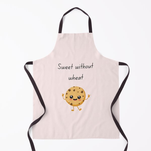 Item preview, Sweet Without Wheat – Cute Kawaii Cookie Illustration with Smiley Face & Little Arms designed and sold by My Gluten Free Life UK.