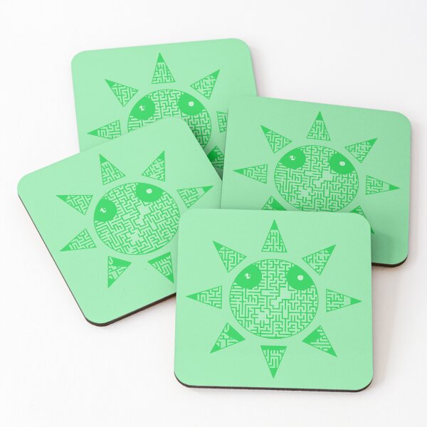Item preview, Sun Map Jovial Jade Colour designed and sold by AnthonyXCool.