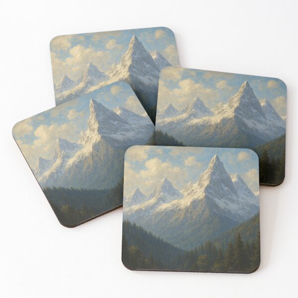 Item preview, Majestic peaks in the morning light designed and sold by Sigtrix.