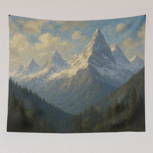 Item preview, Majestic peaks in the morning light designed and sold by Sigtrix.