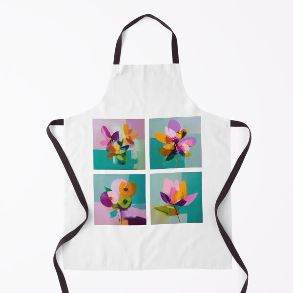 Item preview, 2x2 Colorful Floral Abstracts designed and sold by nikoart001.