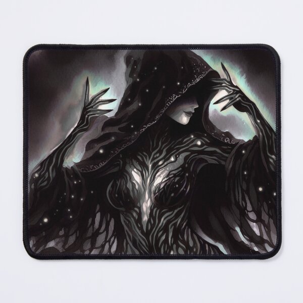 Item preview, cosmic shadow entity – dark energy – mystical spirit art designed and sold by Traumrausch.