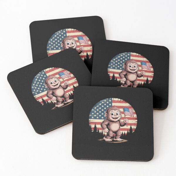 Item preview, Patriotic Bigfoot 4Th Of July designed and sold by HeinzanoWeno.