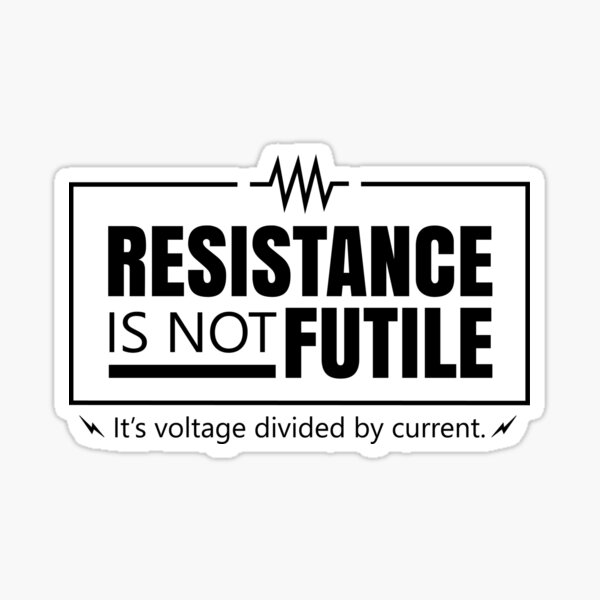 Resistance Is Futile Stickers Redbubble