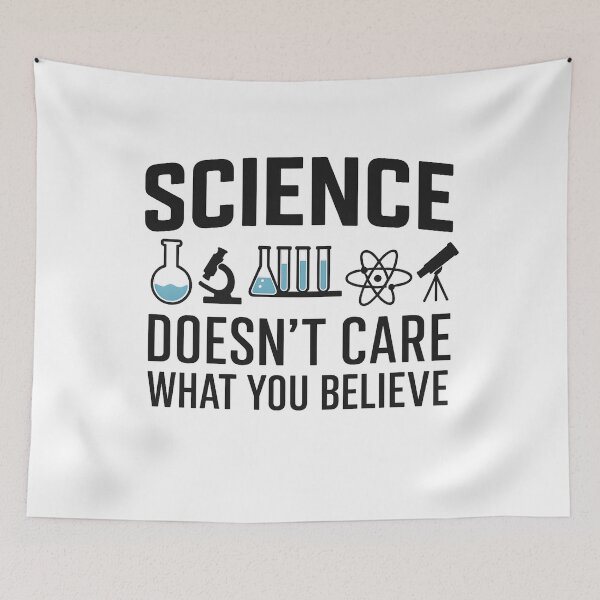Item preview, Science Doesn't Care What You Believe Funny Science Teacher designed and sold by hemagamo.