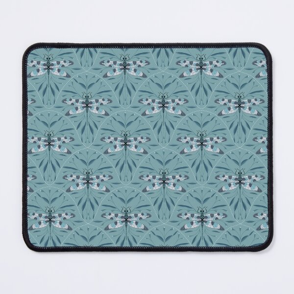 Item preview, Dragonfly Turquoise Pattern designed and sold by Karima Deiss.