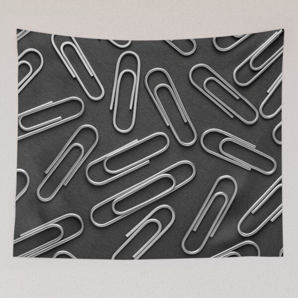Item preview, Minimalist Paperclip Pattern designed and sold by Lucky 777.