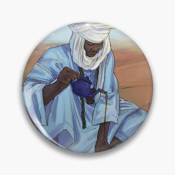 Item preview, Tuareg Man Pouring Tea designed and sold by LeiaL.