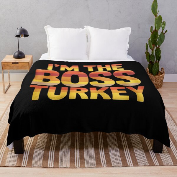 Item preview, I'm The Boss Turkey Groovy Thanksgiving Family Matching designed and sold by KotexTemu.