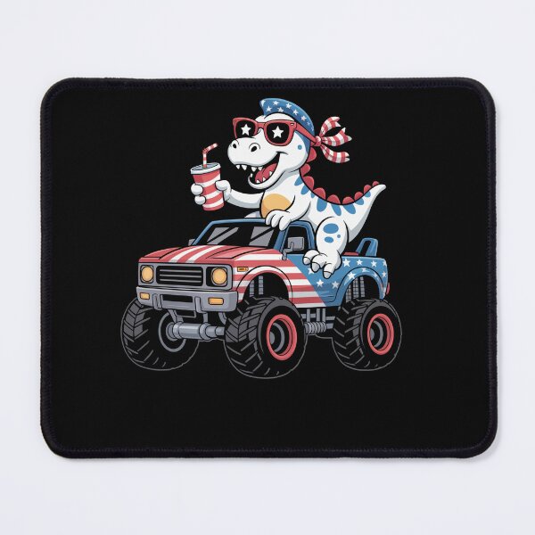 Item preview, Patriotic Dinosaur Monster Truck designed and sold by HeinzanoWeno.