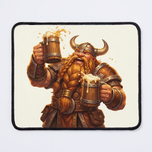Item preview, Laughing Dwarf Beer Lover designed and sold by Imaginationbeyond.