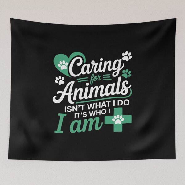 Item preview, Caring For Animals Is Who I Am - Veterinarian Vet Tech  designed and sold by InspiredFoul.