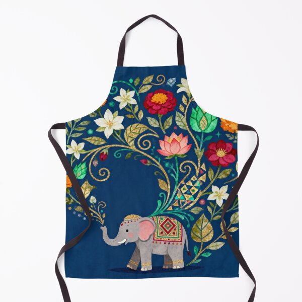 Item preview, Floral Elephant Illustration designed and sold by HappySproutArt.