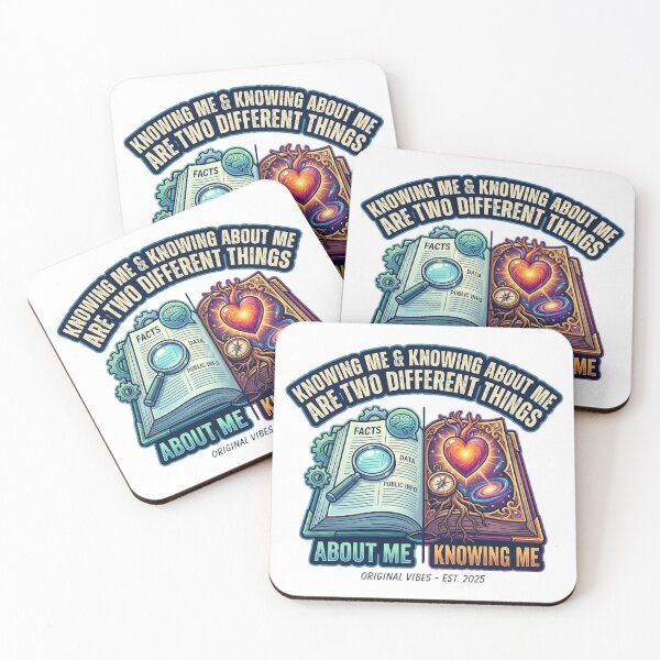 Item preview, Knowing Me vs Knowing About Me – Deep Meaning Quote Shirt & Sticker designed and sold by Sushikidsntoddlers.