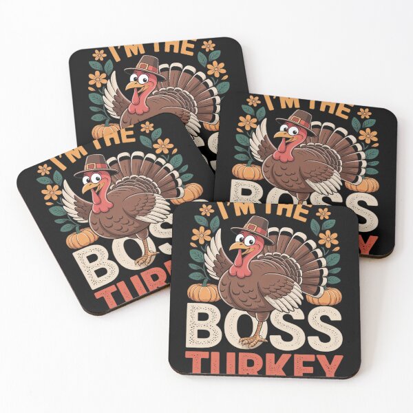 Item preview, I'm The Boss Turkey Matching Family Party Thanksgiving  designed and sold by KotexTemu.