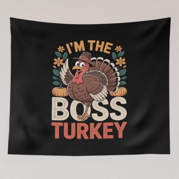 Item preview, I'm The Boss Turkey Matching Family Party Thanksgiving  designed and sold by KotexTemu.