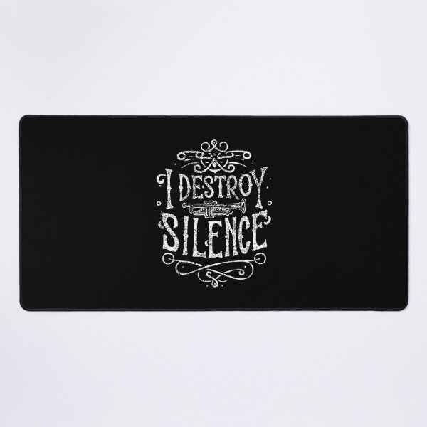 Item preview, Trumpet Player - I Destroy Silence - Trumpet designed and sold by JuneLisa1.