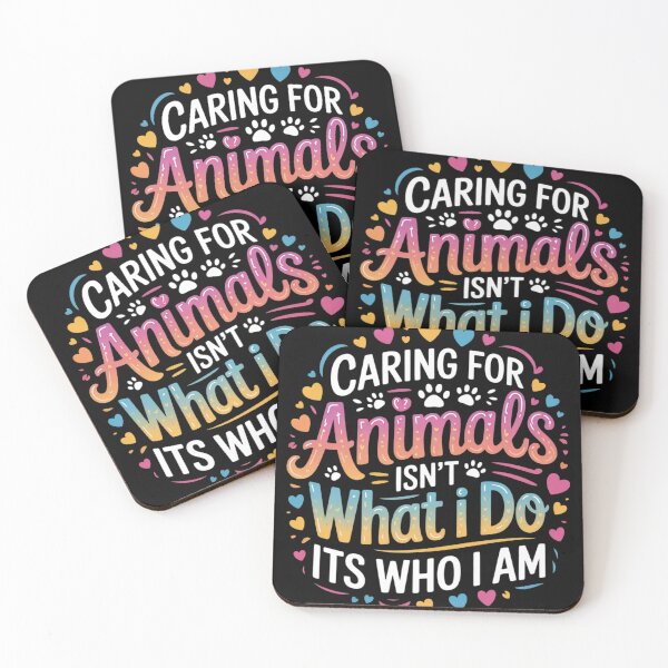 Item preview, Caring for Animals Isn't what I do It's Who animal rescue  designed and sold by InspiredFoul.