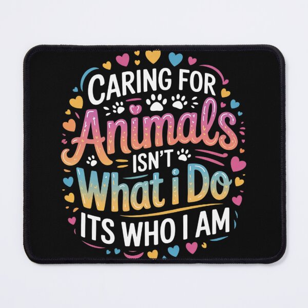 Item preview, Caring for Animals Isn't what I do It's Who animal rescue  designed and sold by InspiredFoul.
