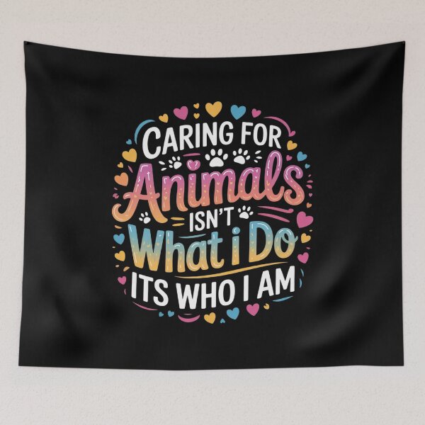Item preview, Caring for Animals Isn't what I do It's Who animal rescue  designed and sold by InspiredFoul.