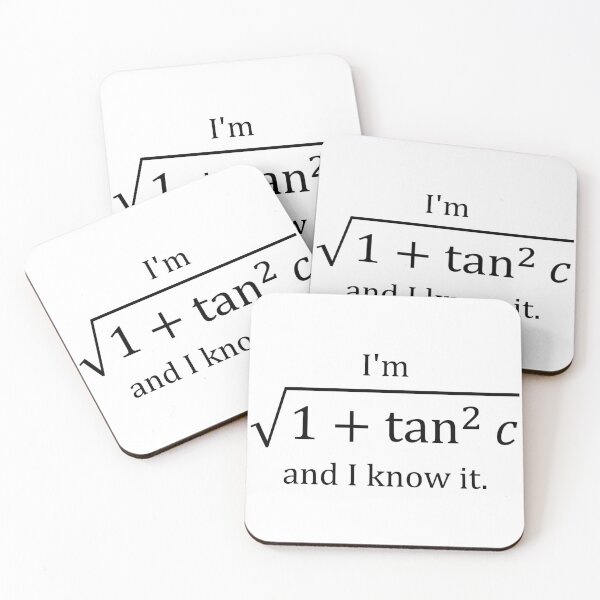 Item preview, I'm square root 1 + tan squared and I know it designed and sold by DoingMaths.