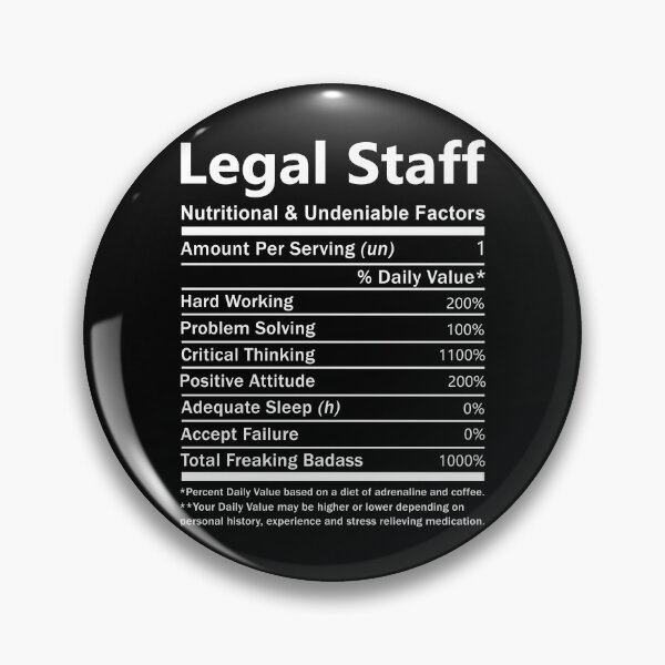 Item preview, Legal Staff designed and sold by SperryRoger.