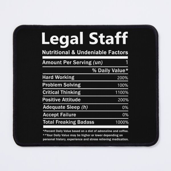 Item preview, Legal Staff designed and sold by SperryRoger.