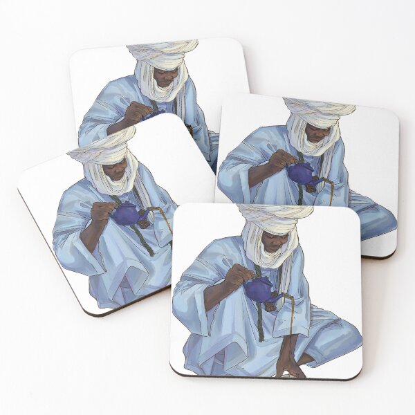Item preview, Tuareg Man Pouring Tea designed and sold by LeiaL.