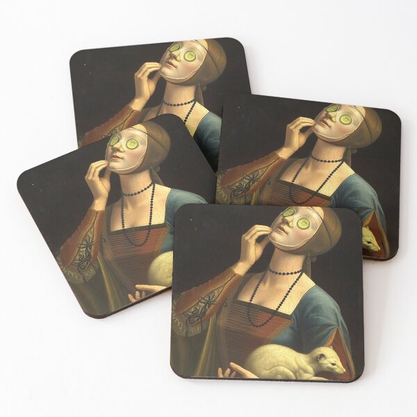 Item preview, Lady with an Ermine by Leonardo da Vinci designed and sold by PaintAndPulse.